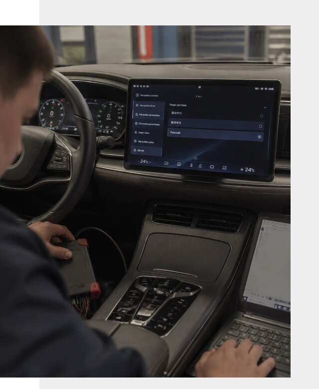 Русификация автомобиля BYD HAN для эксплуатации в Выксе
